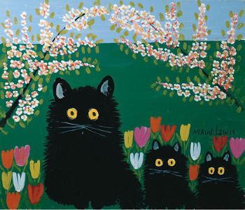 three adorable yellow eyed cats
